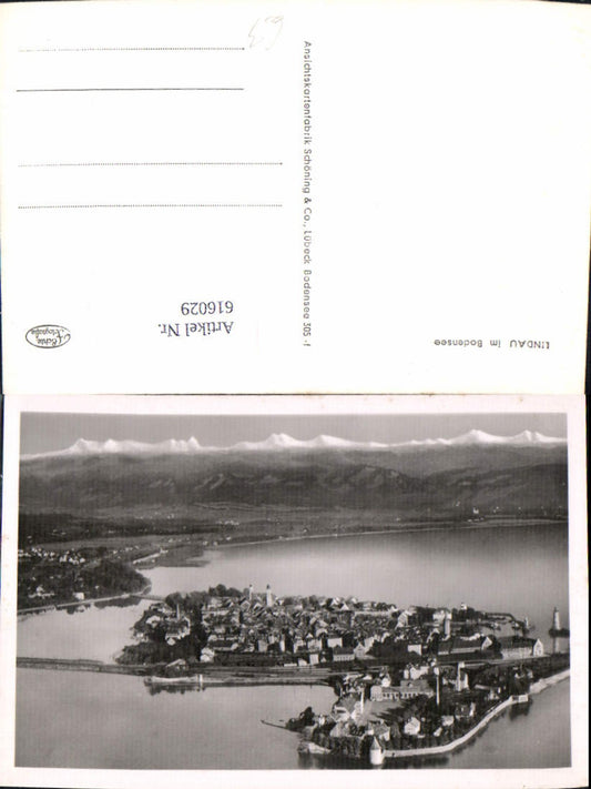 616029,Foto Ak Lindau i. Bodensee Totale