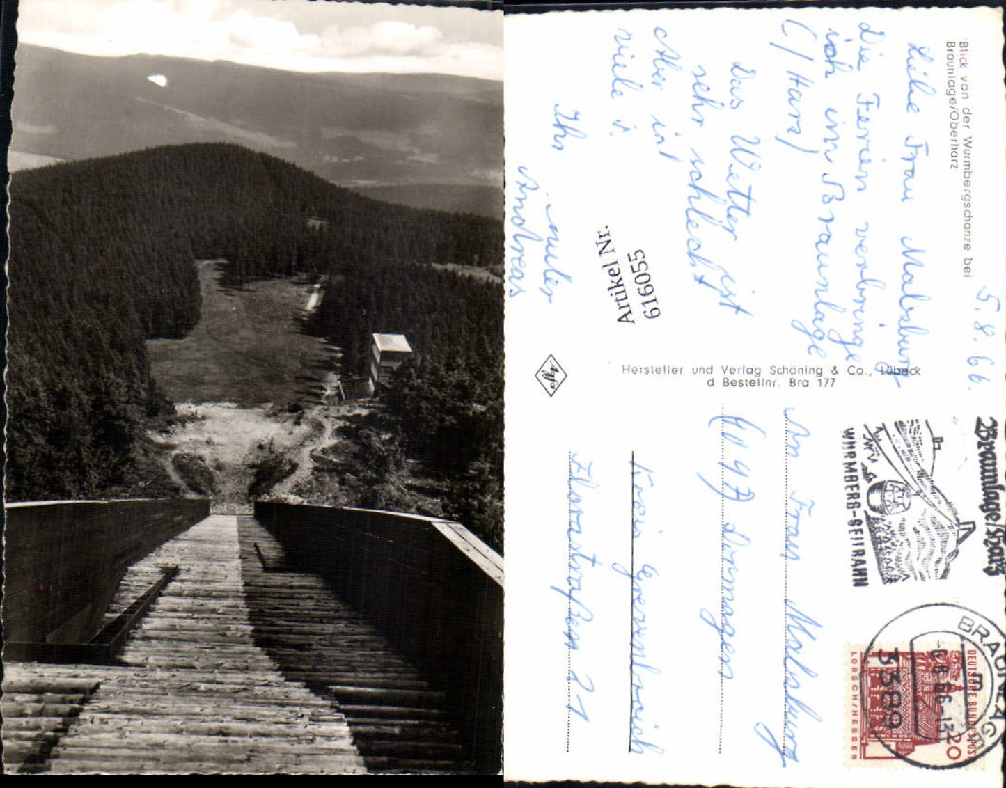 616055,Sprungschanze Skisprungschanze Braunlage Oberharz Wurmbergschanze