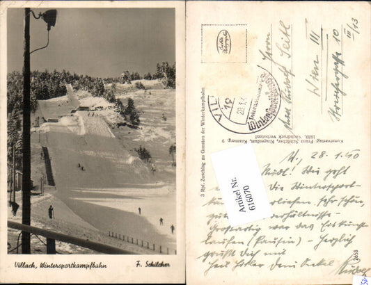 616070,Sprungschanze Skisprungschanze Villach Schanze 1939 pub Schilcher