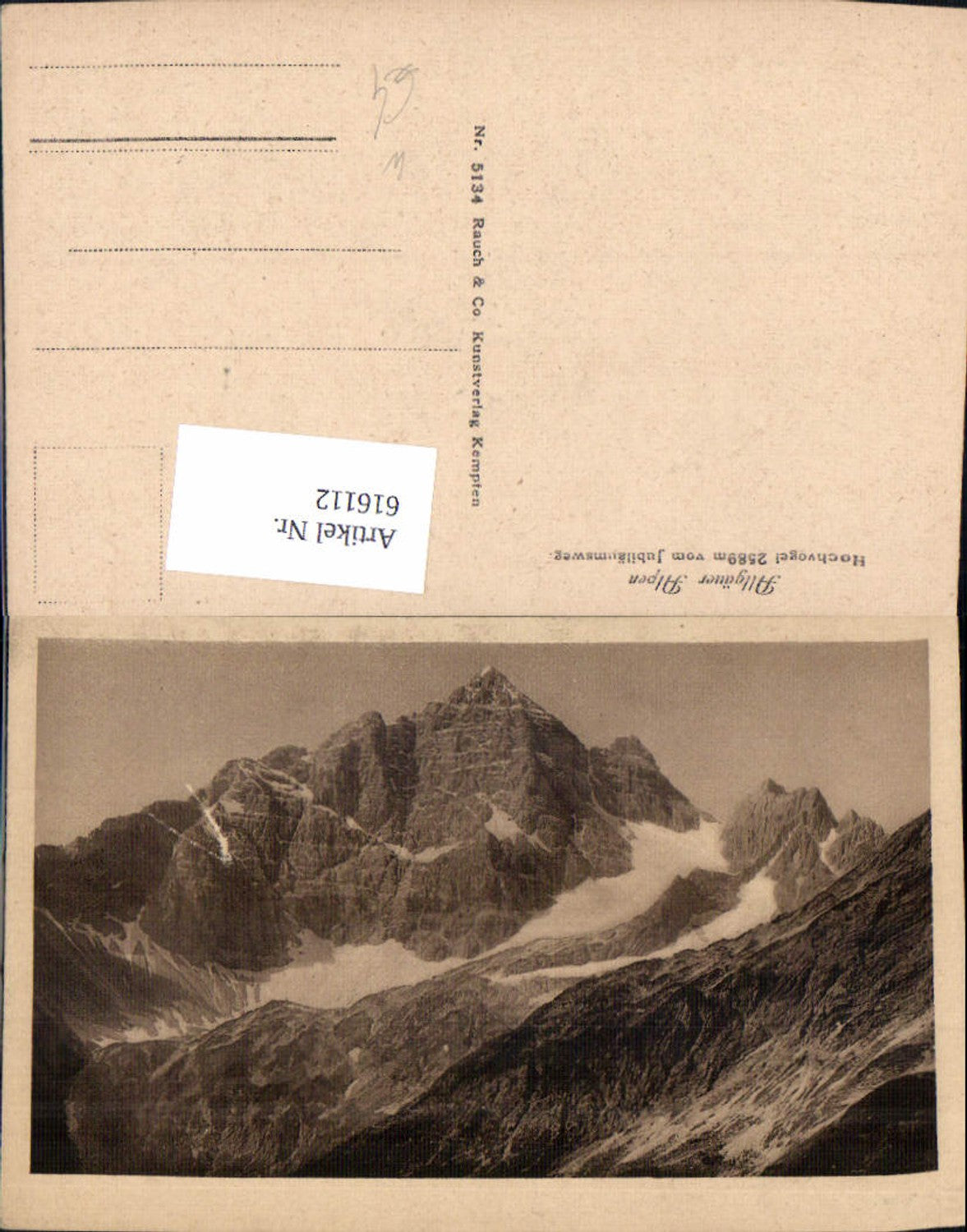 616112,Allgäuer Alpen Hochvogel v. Jubiläumsweg Hinterstein Bad Hindelang