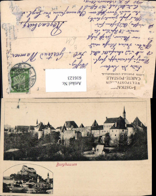 616123,Mehrbild Ak Burghausen Burg Schloss