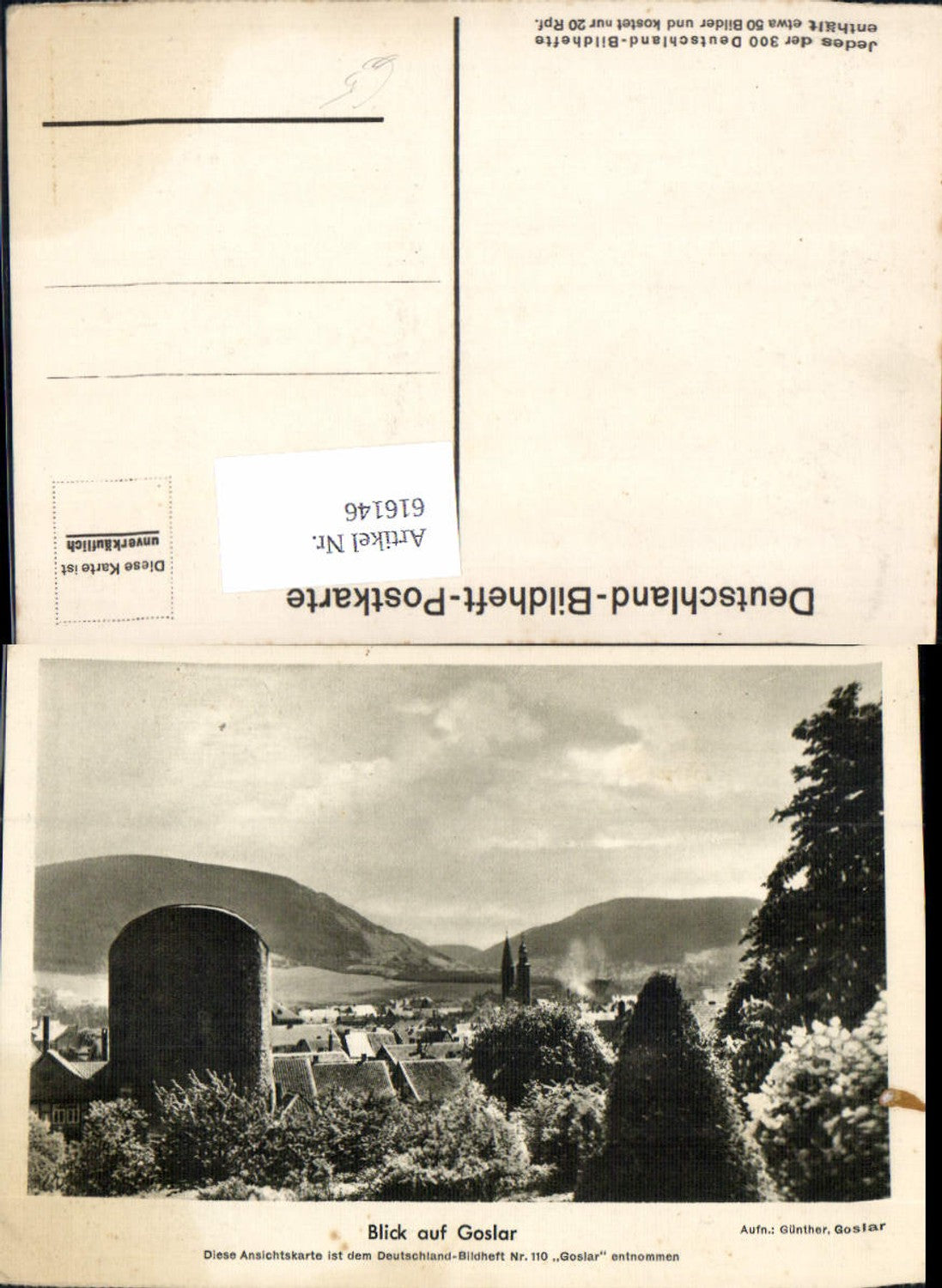 616146,Blick auf Goslar Ansicht