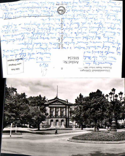 616154,Foto Ak Göttingen Deutsches Theater