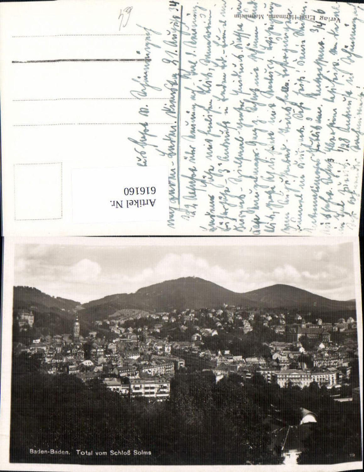 616160,Foto Ak Baden-Baden Total v. Schloss Solms