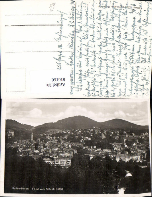 616160, Photo Ak Baden-Baden Total v. Schloss Solms