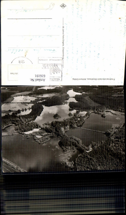 616191,Foto Ak Fischteiche b. Blockhaus Ahlhorn Großenkneten Oldenburg