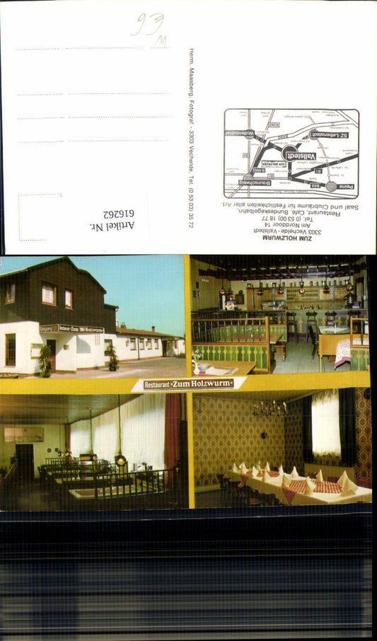 616262,Mehrbild Ak Vechelde Vallstedt Zum Holzwurm Restaurant