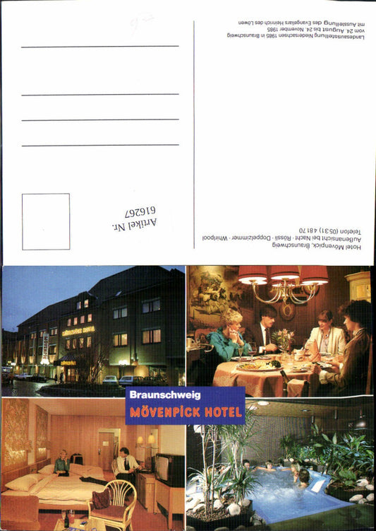 616267,Mehrbild Ak Braunschweig Hotel Möwenpick