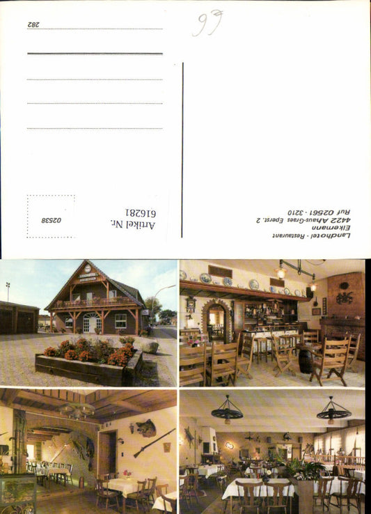 616281,Mehrbild Ak Ahaus Graes Landhotel Elkemann