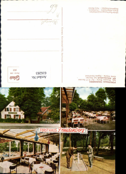 616283,Mehrbild Ak Schermbeck Altschermbeck Dorsten Forsthaus Freudenberg Minigolf