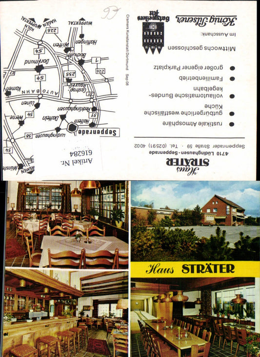 616284,Mehrbild Ak Lüdinghausen Seppenrade Haus Sträter