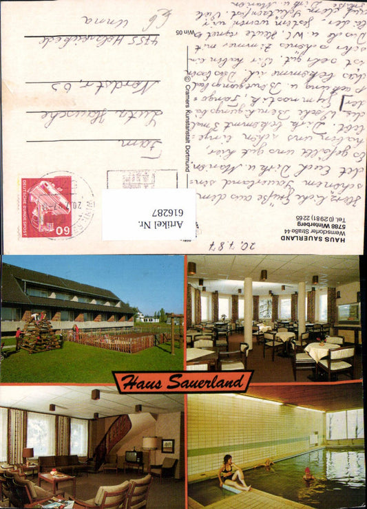 616287,Mehrbild Ak Winterberg Haus Sauerland