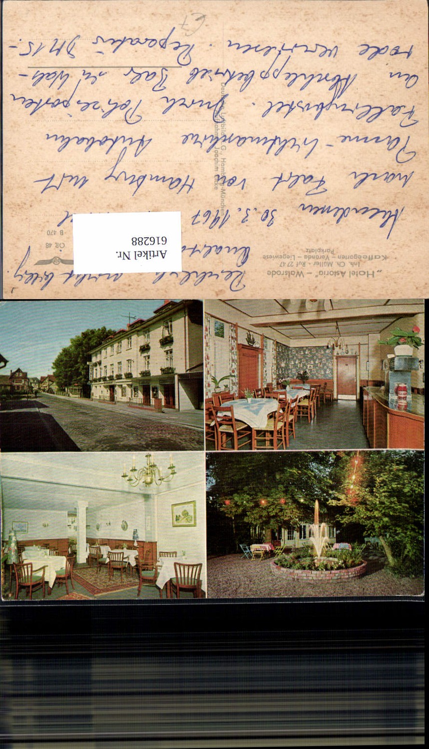 616288,Mehrbild Ak Walsrode Hotel Astoria