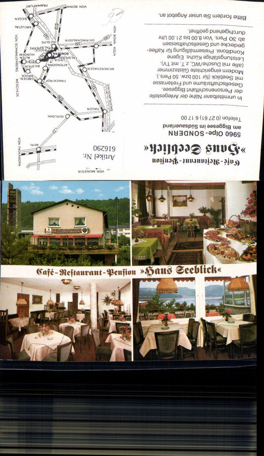 616290,Mehrbild Ak Olpe Sondern a. Biggesee Haus Seeblick