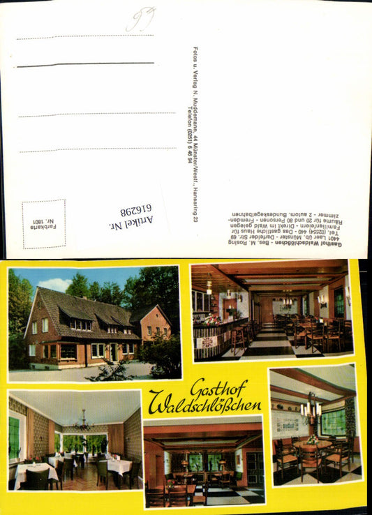 616298,Mehrbild Ak Laer Gasthof Waldschlößchen