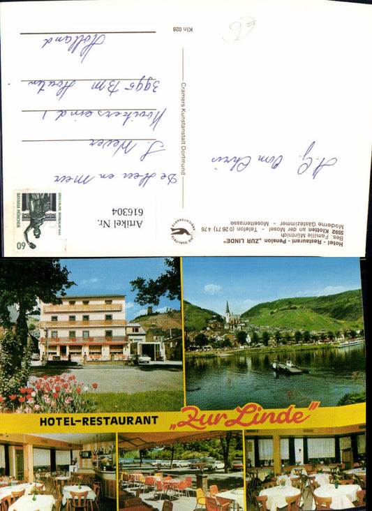 616304,Mehrbild Ak Klotten a. d. Mosel Hotel Pension Zur Linde