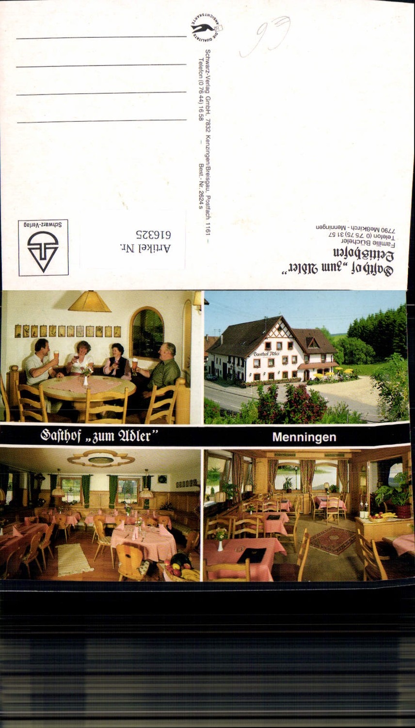 616325,Mehrbild Ak Meßkirchen Menningen Gasthof zum Adler