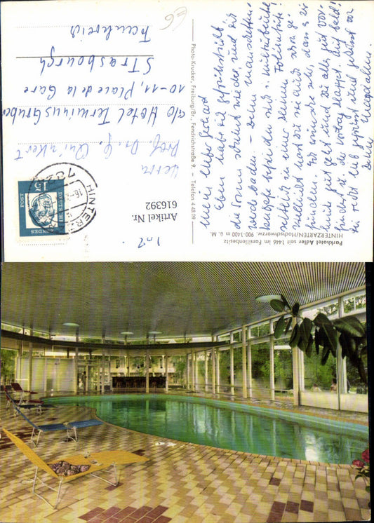 616392, Hinterzarten, Black Forest, Parkhotel Adler, indoor swimming pool