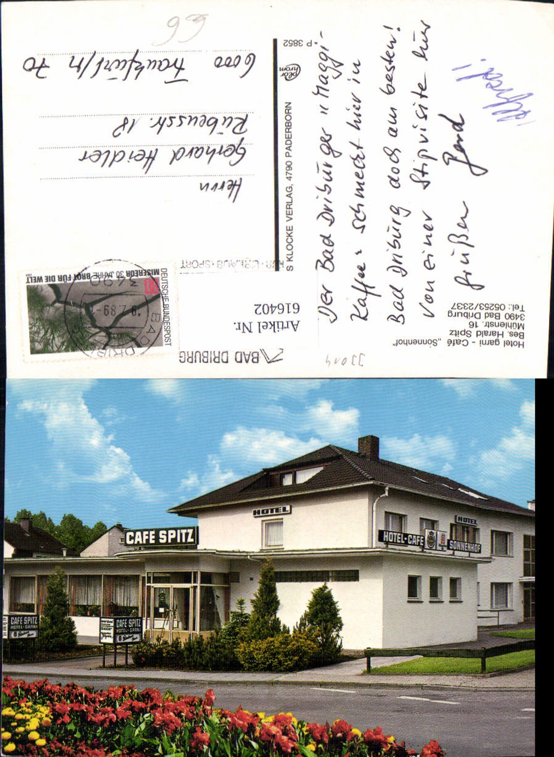616402,Bad Driburg Hotel garni Sonnenhof Fam. Spitz