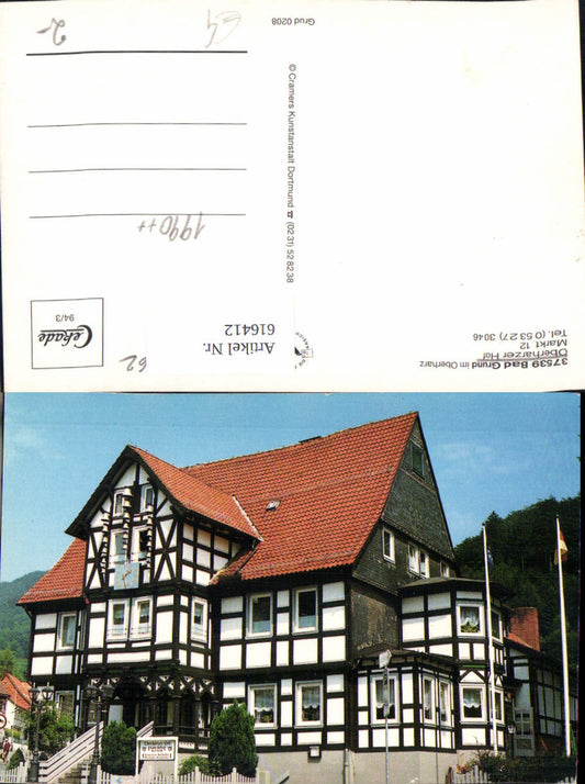 616412,Bad Grund Harz Oberharz Oberharzer Hof Fachwerkhaus