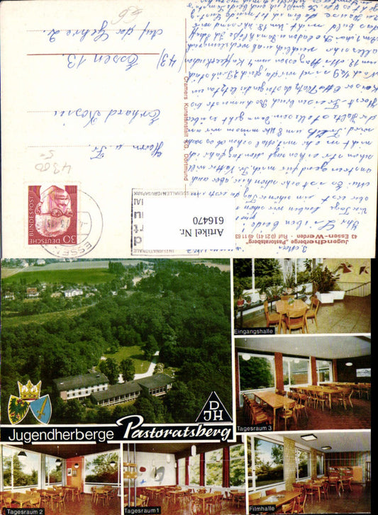 616470,Mehrbild Ak Essen Werden Jugendherberge Pastoratsberg