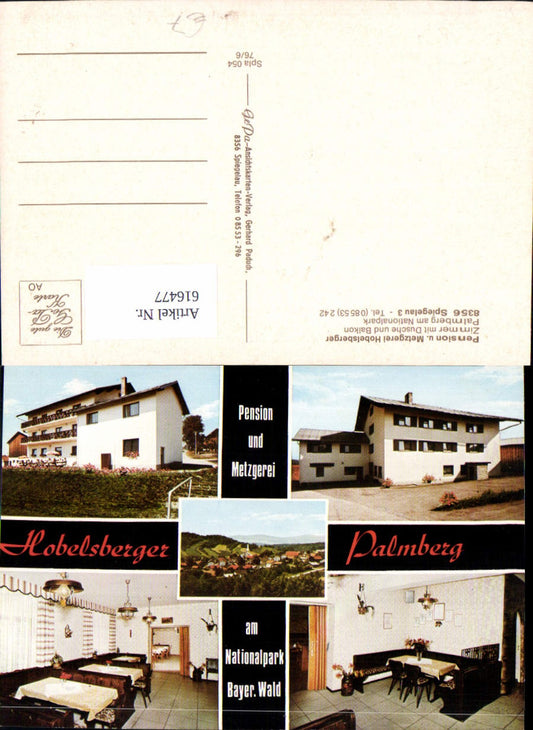 616477,Mehrbild Ak Spiegelau Pension Metzgerei Hobelsberger