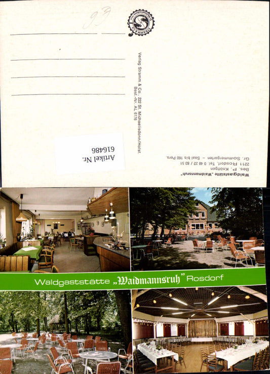 616486,Mehrbild Ak Rosdorf Waldgaststätte Waidmannsruh