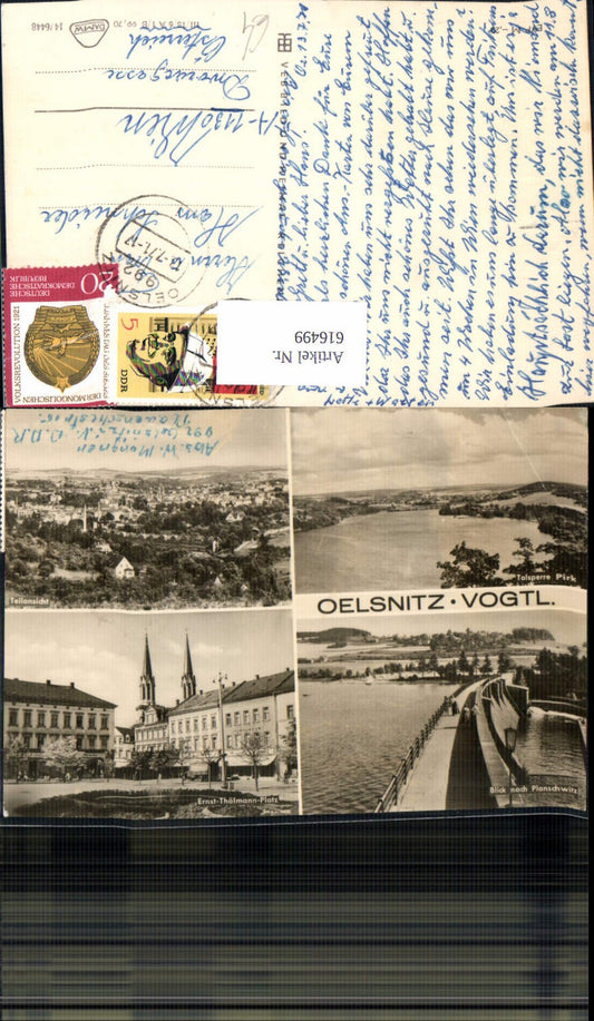 616499,Mehrbild Ak Oelsnitz Vogtland Talsperre