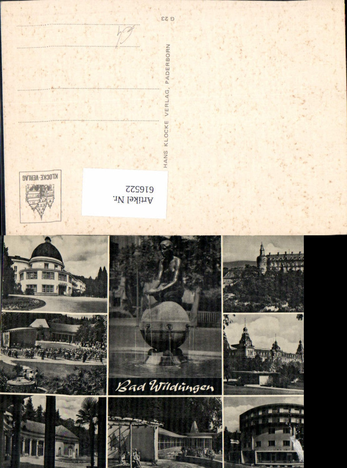 616522,Mehrbild Ak Bad Wildungen Brunnen Kurhaus