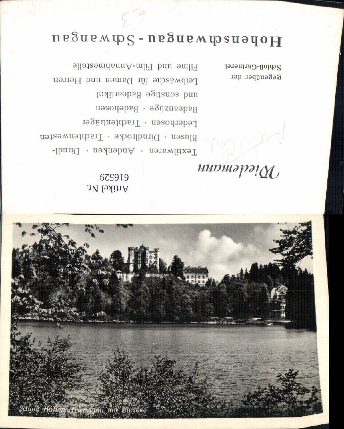 616529,Schwangau Schloss Hohenschwangau