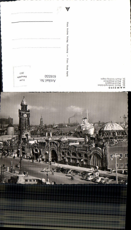 616550,Hamburg St Pauli Landungsbrücken VW Käfer Schiffe Dampfer