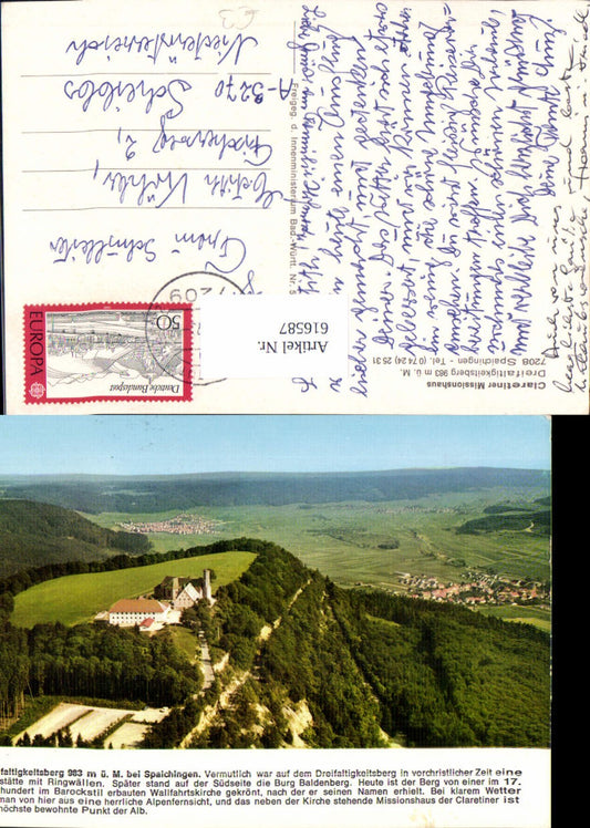 616587, Claretian Mission House Spaichingen Text