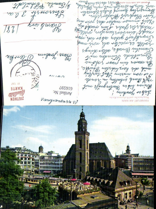616597,Frankfurt a. Main Hauptwache u. Katharinen-Kirche Kirche