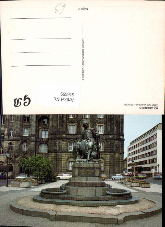 616599,Magdeburg Otto von Guericke-Denkmal