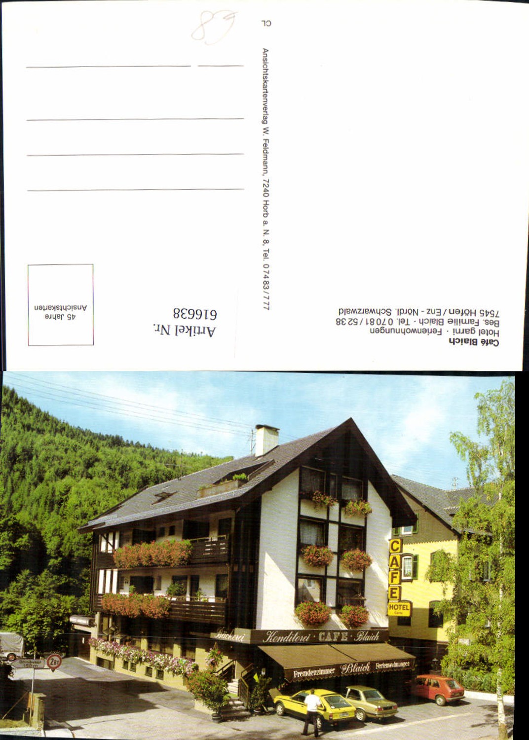 616638,Höfen an der Enz Schwarzwald Cafe Blaich VW Golf