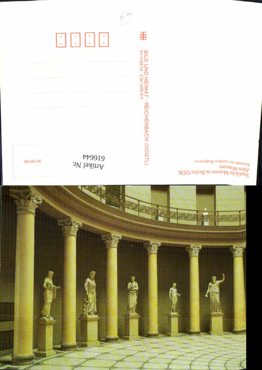 616644,Berlin Museum DDR Altes Museum Rotunde m. Antiken Skulpturen