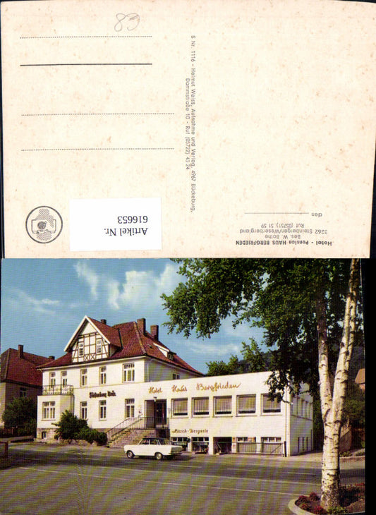 616653,Rinteln Steinbergen Weserbergland Hotel Pension Haus Bergfrieden