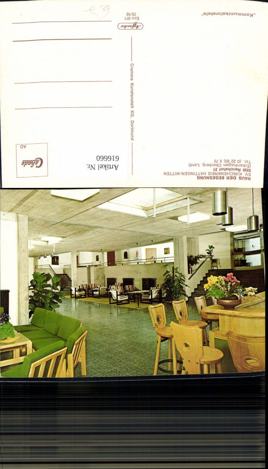 616660,Reichshof Eckenhagen Haus der Begegnung Innenansicht