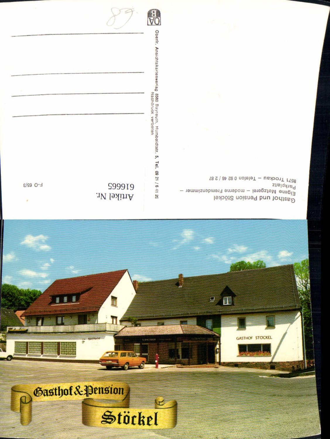 616665,Trockau Pegnitz Gasthof Pension Stöckel