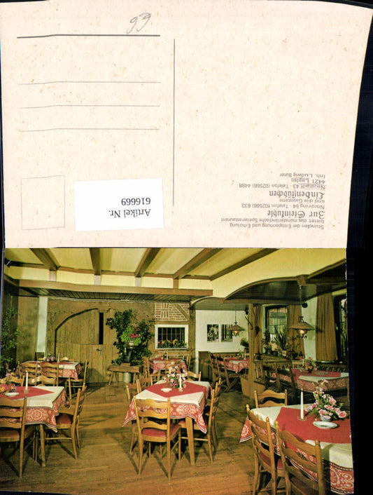 616669,Legden Lindenstübchen Neustadt Innenansicht Restaurant