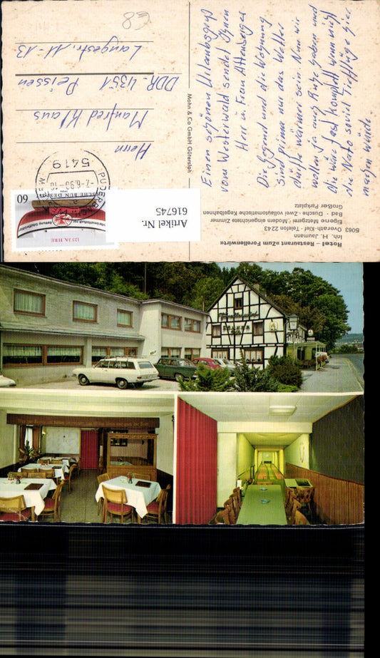 616745,Mehrbild Ak Klef Overath Hotel Restaurant Zum Forellenwirt
