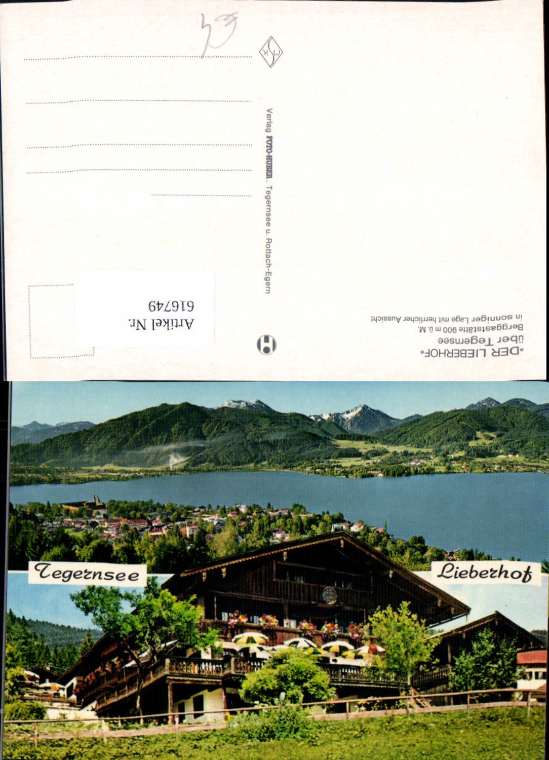 616749,Mehrbild Ak Tegernsee Der Lieberhof