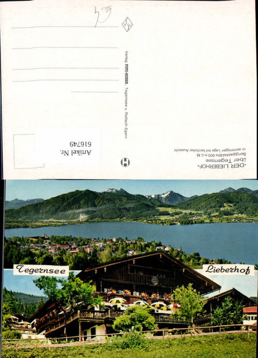 616749,Mehrbild Ak Tegernsee Der Lieberhof