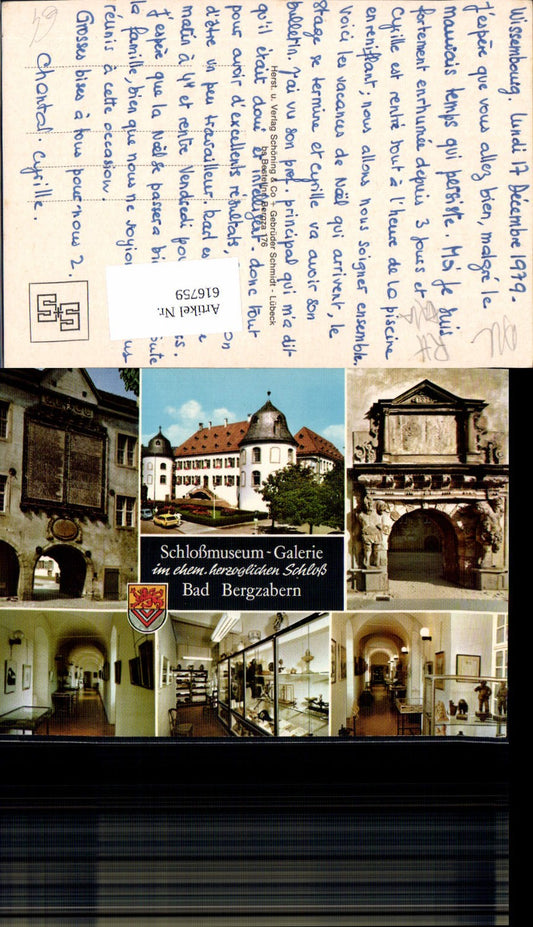 616759,Mehrbild Ak Bad Bergzabern Schloßmuseum Galerie Schloss