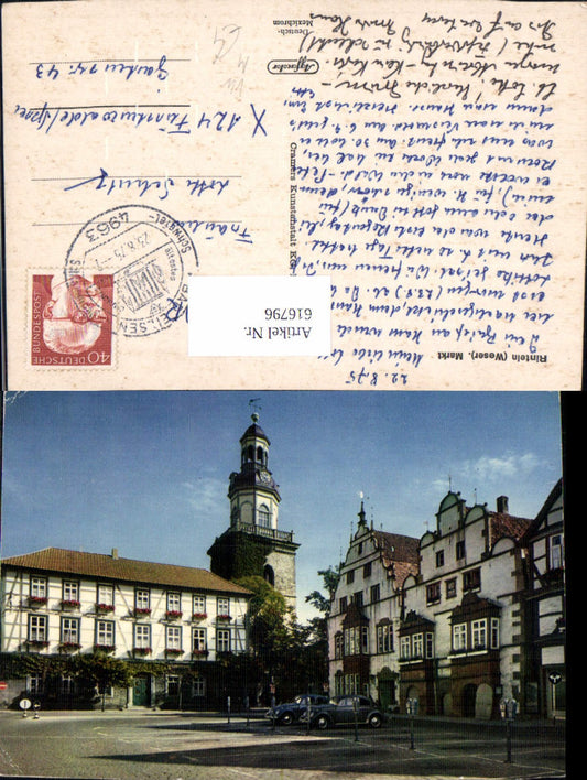 616796,Rinteln Weser Markt VW Käfer