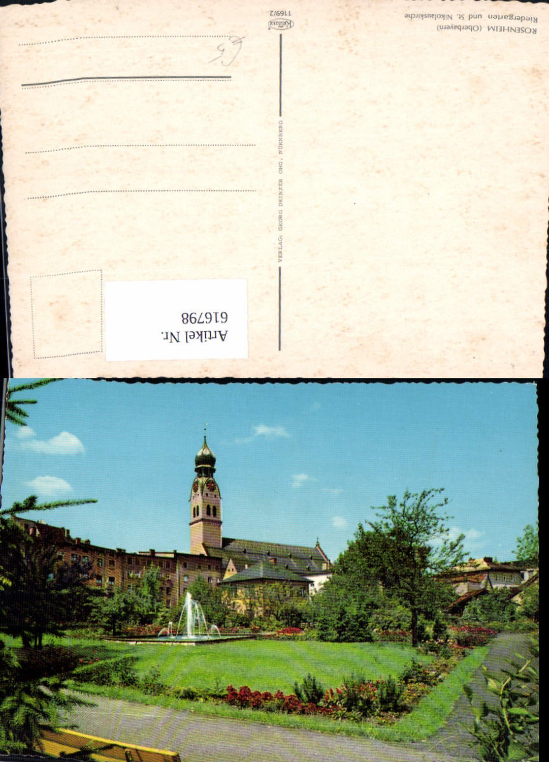 616798,Rosenheim Riedergarten u. St Nikolauskirche Kirche