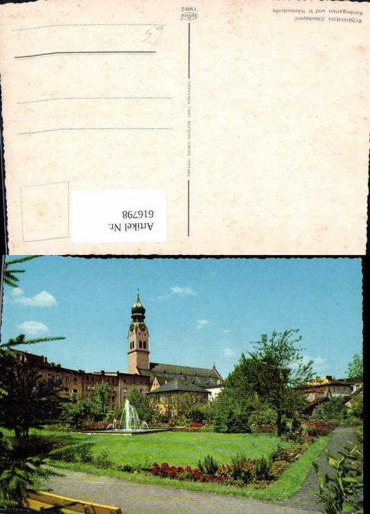616798,Rosenheim Riedergarten u. St Nikolauskirche Kirche