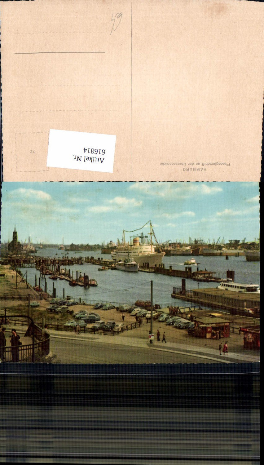 616814,Hamburg Passagierschiff a. d. Überseebrücke Schiffe Dampfer