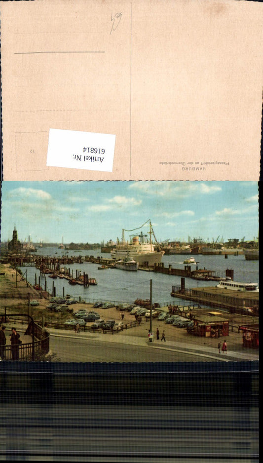 616814,Hamburg Passagierschiff a. d. Überseebrücke Schiffe Dampfer