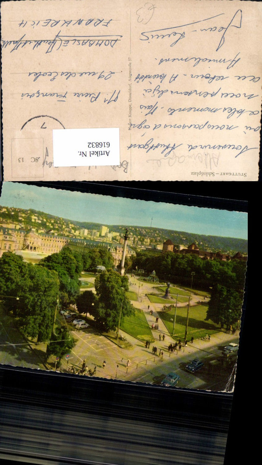 616832, Stuttgart Schlossplatz VW Beetle